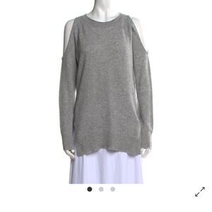 Saks Fifth Avenue Soft Gray Cashmere Knit